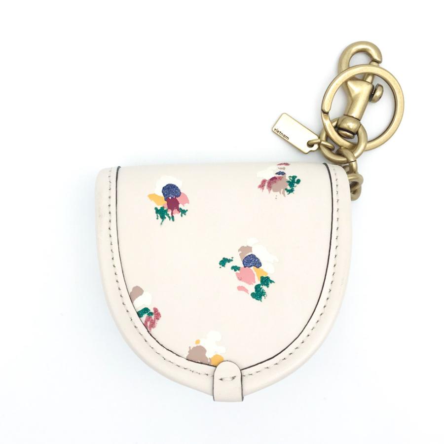 【新品未使用　箱付き】COACH コーチ　ミニサドルバッグチャーム　小物入れ COACH（コーチ）の「ミニ サドル バッグ チャーム シグネチャー