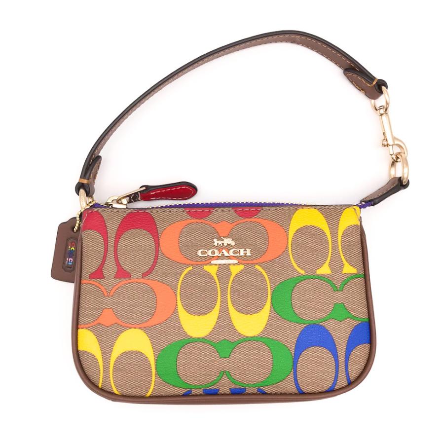 ★美品★　COACH　レインボーポーチ COACH（コーチ） バッグ ☆COACH☆ ノリータ 15 レインボー