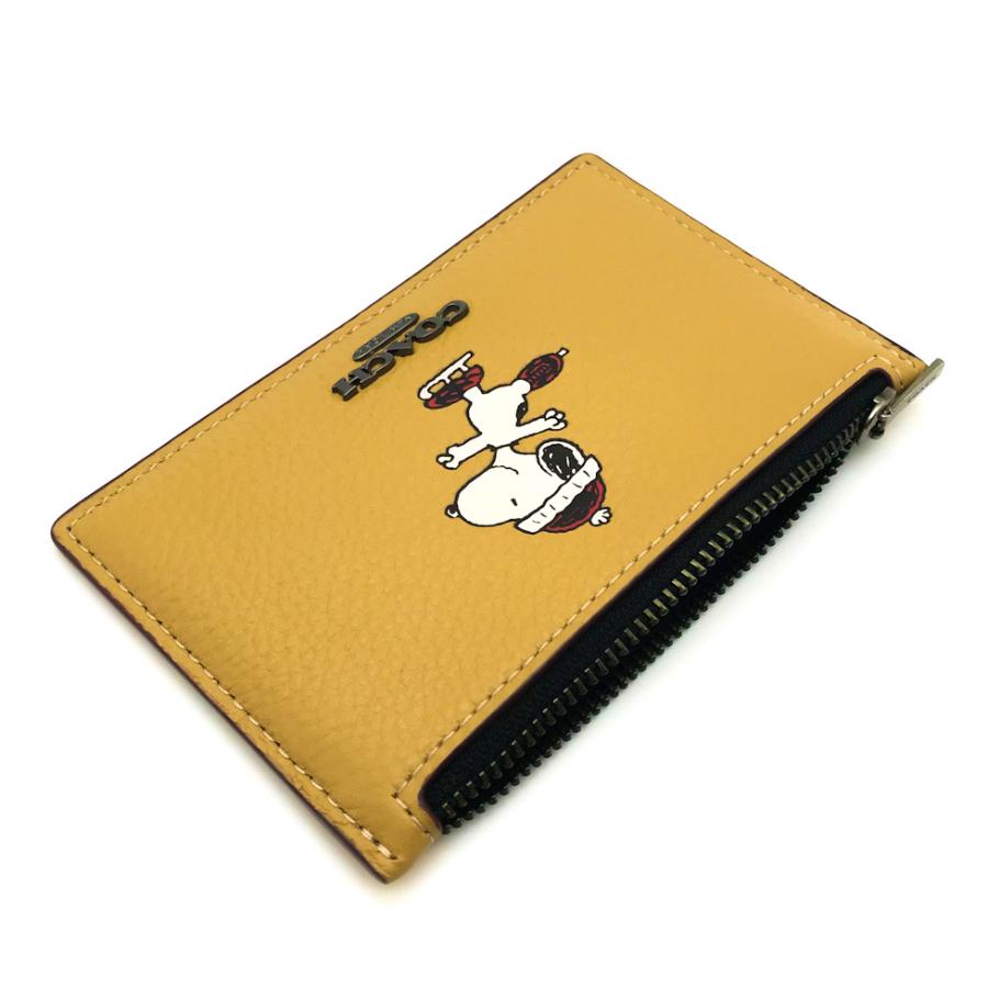 COACH コーチ ☆COACH☆ ジップ カードケース スヌーピー COACH コーチ ☆COACH☆ ジップ カードケース スヌーピー