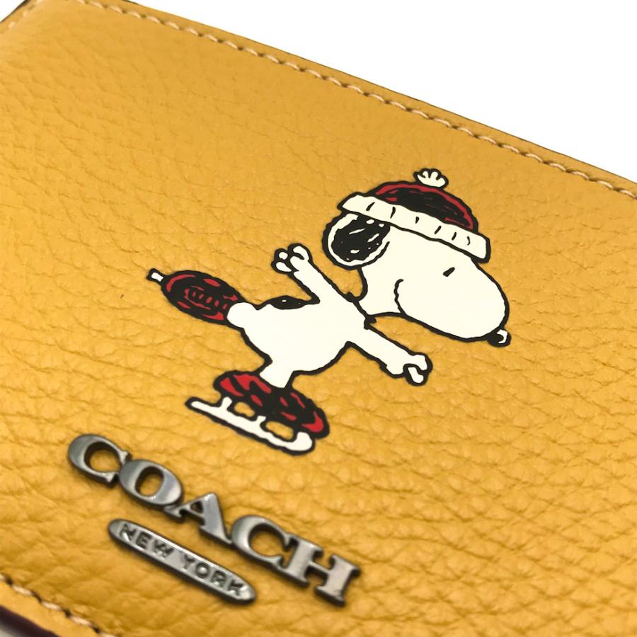 COACH コーチ ☆COACH☆ ジップ カードケース スヌーピー COACH コーチ ☆COACH☆ ジップ カードケース スヌーピー