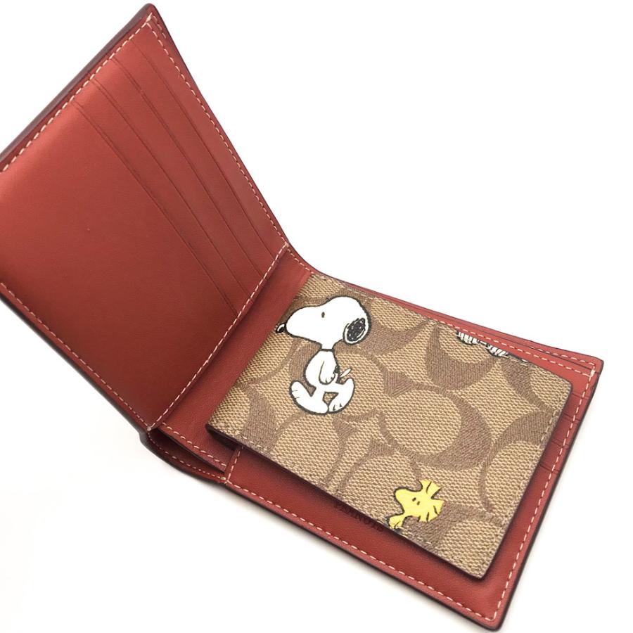 コーチ 財布 ★COACH★ 3-IN-1 ウォレット シグネチャー スヌーピー ウッドストック COACH X PEANUTS コラボ CE714 QBE7V｜eseight｜14