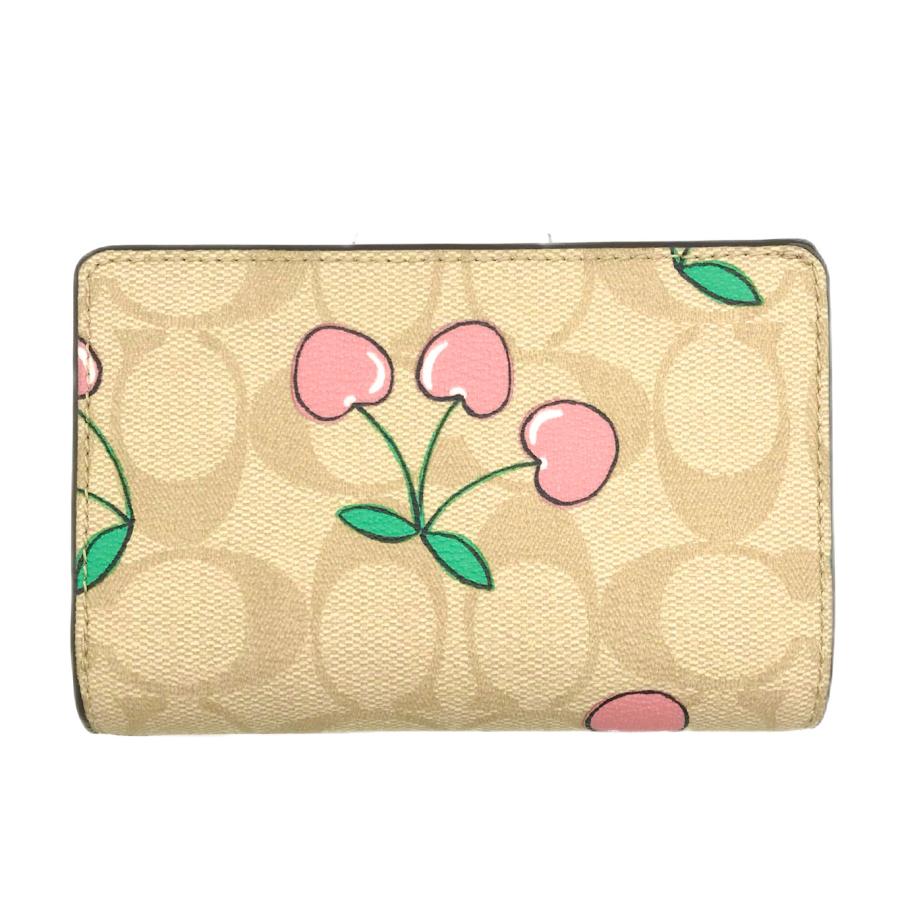 【COACH☆新品】ミディアム コーナー ジップ ウォレット・チェリー COACH 大人気！！ ミディアム コーナージップ ウォレット