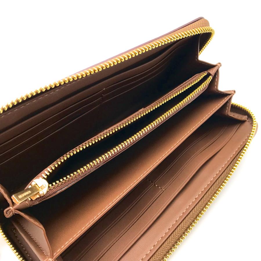 【未使用品】コーチ ロング ジップアラウンド 財布 シグネチャー パッチ COACH コーチ 長財布 ☆COACH☆ ロング ジップ アラウンド