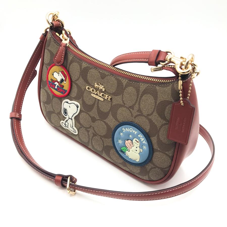 新作コラボ Coach X Peanuts 2Way テリ ショルダー バッグ COACH X PEANUTS】テリ ショルダー バッグ・ライナス｜コーチ