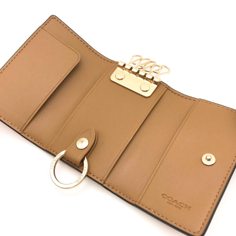 COACH コーチ ☆COACH☆ ファイブ リング キーケース フローラル