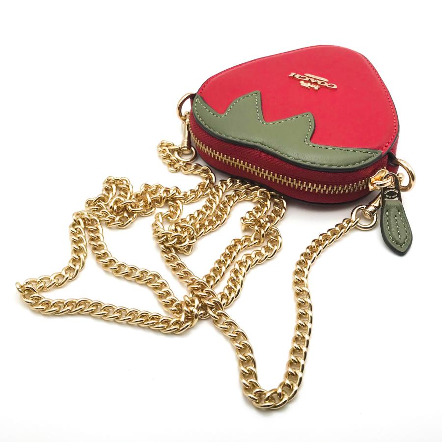 COACH コーチ ☆COACH☆ ストロベリー コイン ケース 小銭入れ COACH コーチ ☆COACH☆ ストロベリー コイン ケース 小銭入れ