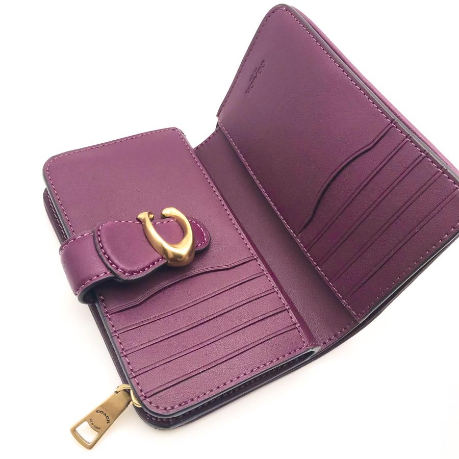 コーチ 財布 ☆COACH☆タビー ミディアム ウォレット ブラス ディープ  
