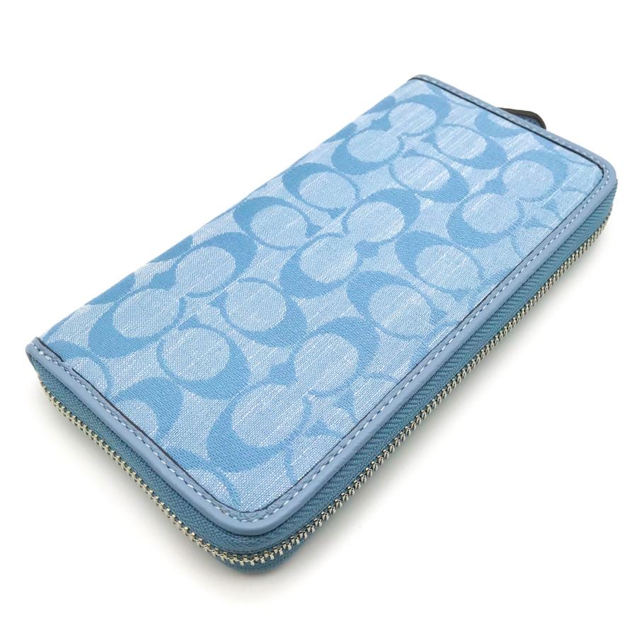 コーチ 長財布 ☆COACH☆ アコーディオン ウォレット シグネチャー