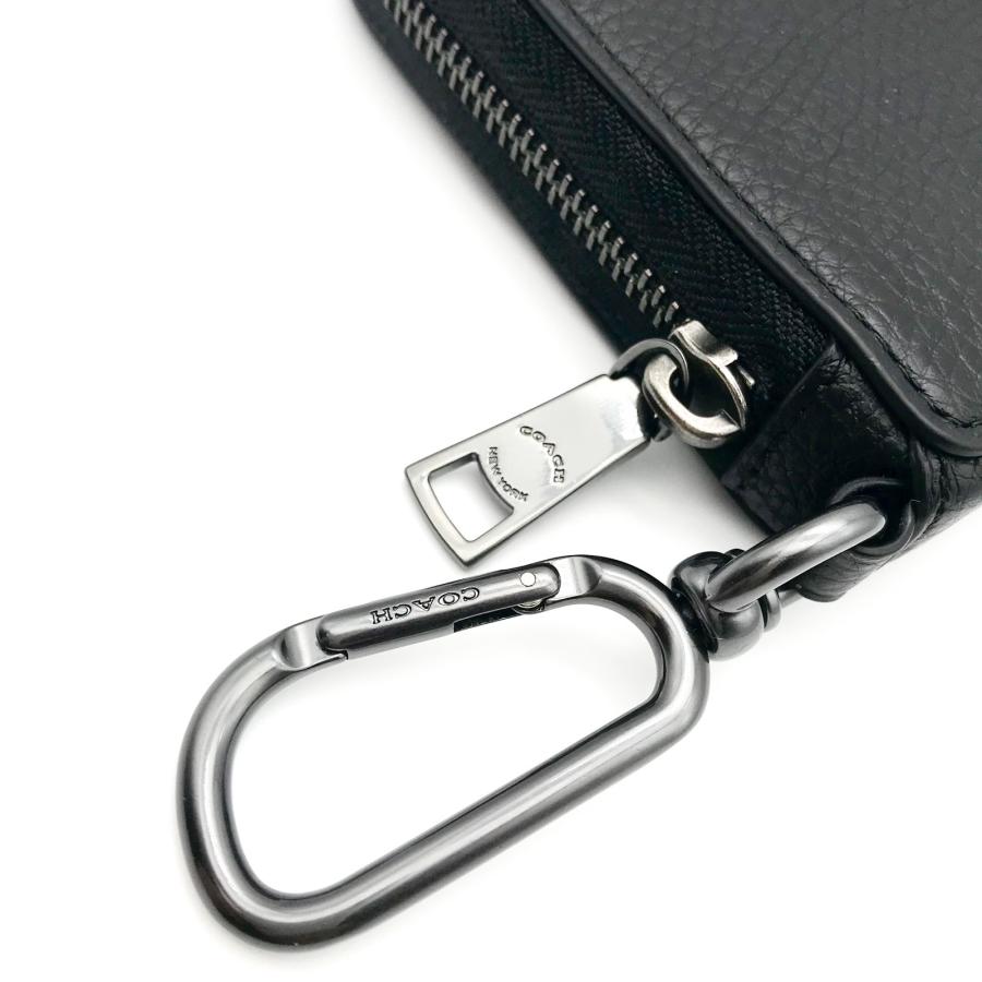 COACH コーチ ☆COACH☆ Lジップ キーケース ブラック カード COACH コーチ ☆COACH☆ Lジップ キーケース ブラック カード