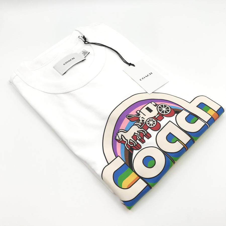 COACH（コーチ） ☆COACH☆ レインボー ホース アンド キャリッジ T