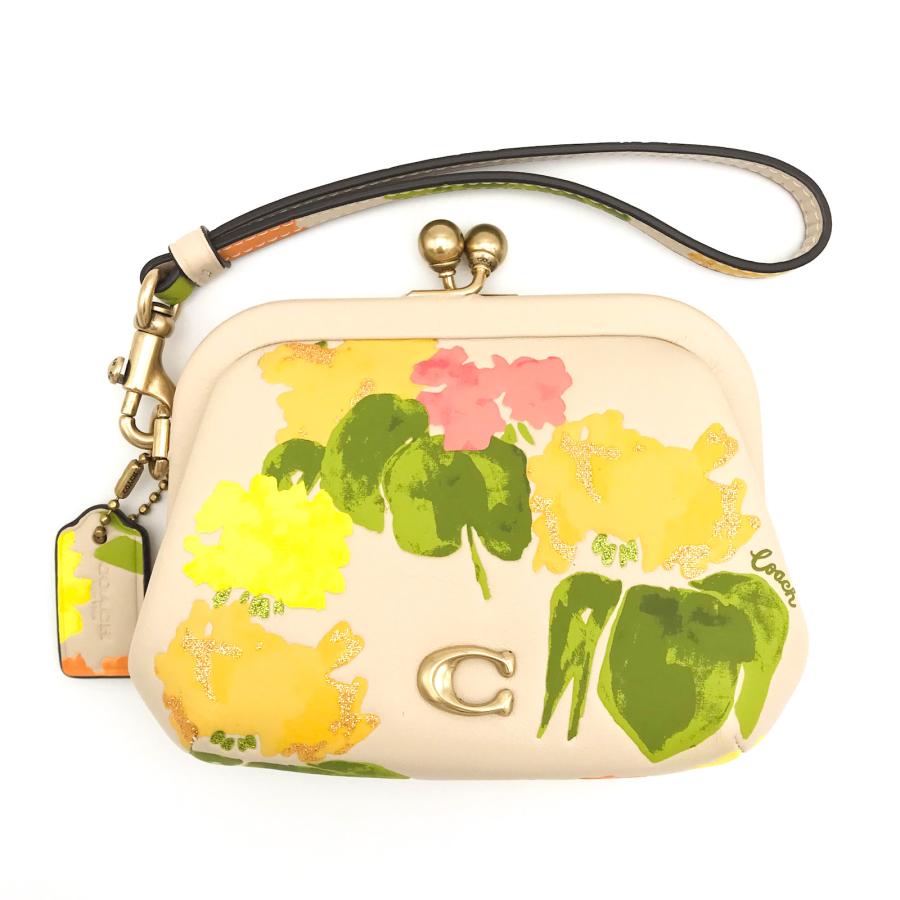 コーチ ★COACH★ キスロック コイン パース フローラル プリント がま口 コインケース 花柄 CC485 B4L38 :  230803-w-cc485-b4l38 : ESエイト - 通販 - Yahoo!ショッピング