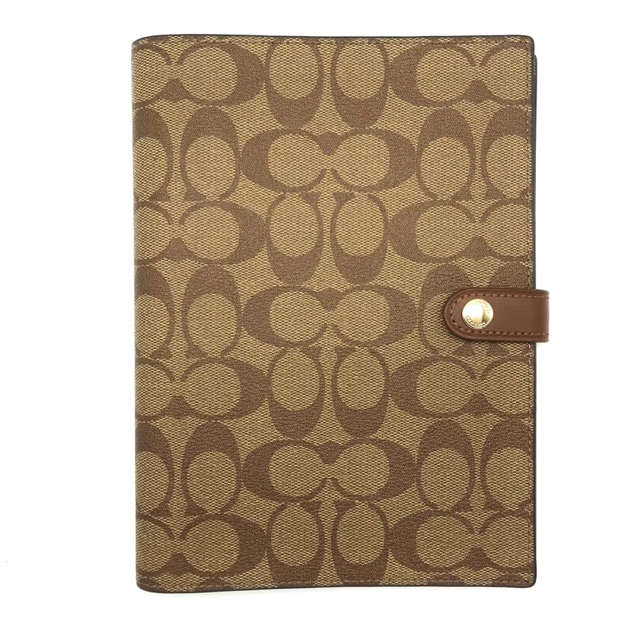 COACH コーチ 手帳 ☆COACH☆ シグネチャー ノートブック カーキ