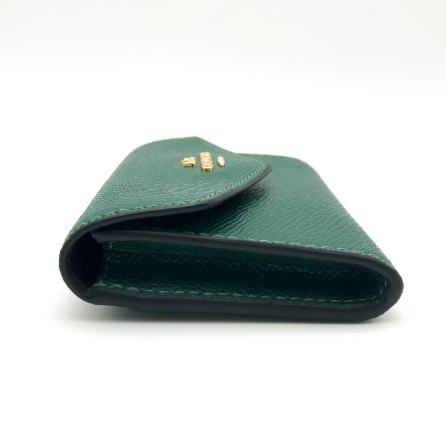 コーチ 名刺入れ ☆COACH☆ フラップ カードケース ダークパイン FLAP 