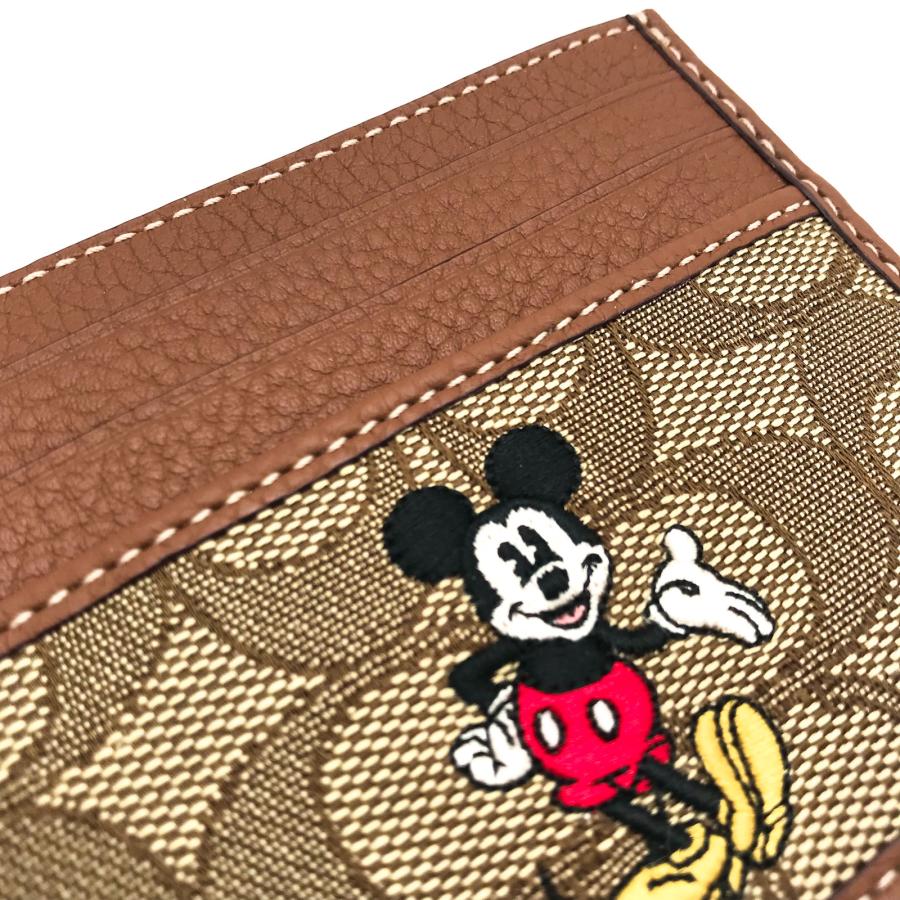 コーチ ★COACH★ スリムIDカードケース シグネチャージャカード ミッキーマウス プリント DISNEY X COACH コラボ CM719 B4/KM｜eseight｜11