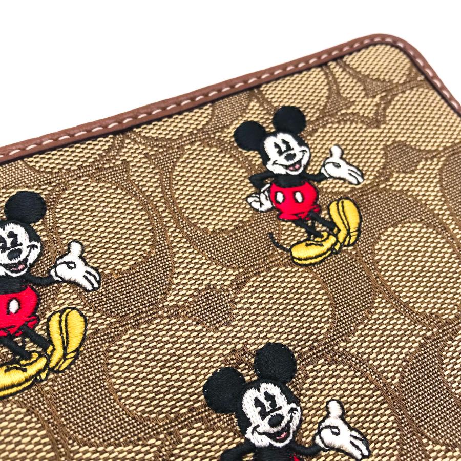 コーチ ★COACH★ コーナージップリストレット シグネチャージャカード ミッキーマウスプリント ポーチ DISNEY X COACH コラボ  CN033 B4R3U｜eseight｜10