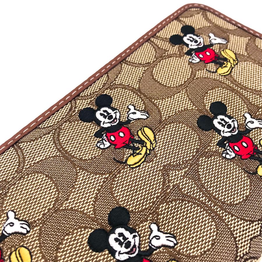 コーチ 長財布 ★COACH★ アコーディオン ウォレット シグネチャー ジャカード ミッキーマウス プリント DISNEY X COACH コラボ CN728 B4/KM｜eseight｜13