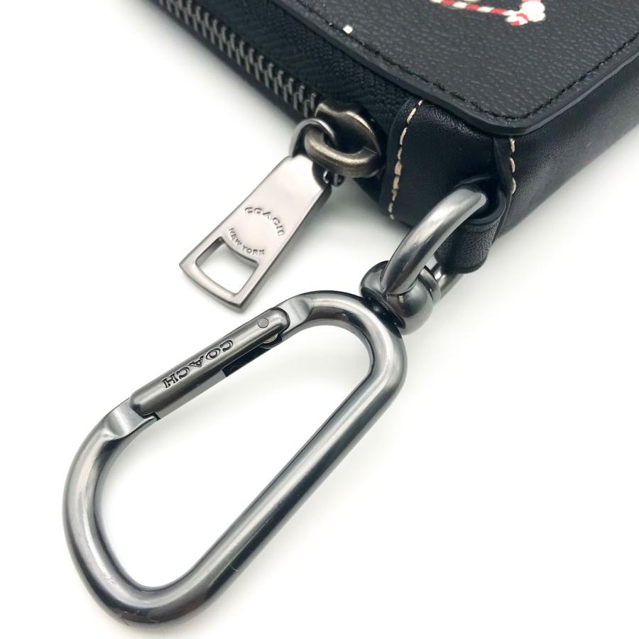 COACH コーチ ☆COACH☆ Lジップ キーケース ホリデイ プリント COACH コーチ ☆COACH☆ Lジップ キーケース ホリデイ プリント