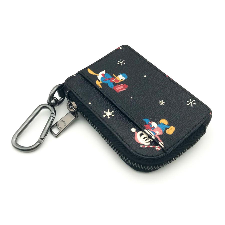 COACH コーチ ☆COACH☆ Lジップ キーケース ホリデイ プリント COACH コーチ ☆COACH☆ Lジップ キーケース ホリデイ プリント