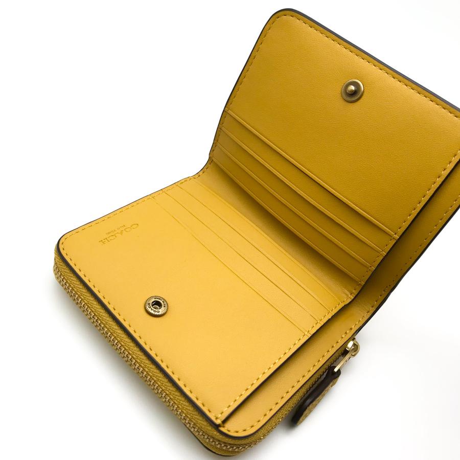 COACH コーチ ☆COACH☆ ビルフォールド ウォレット イエロー COACH コーチ ☆COACH☆ ビルフォールド ウォレット イエロー