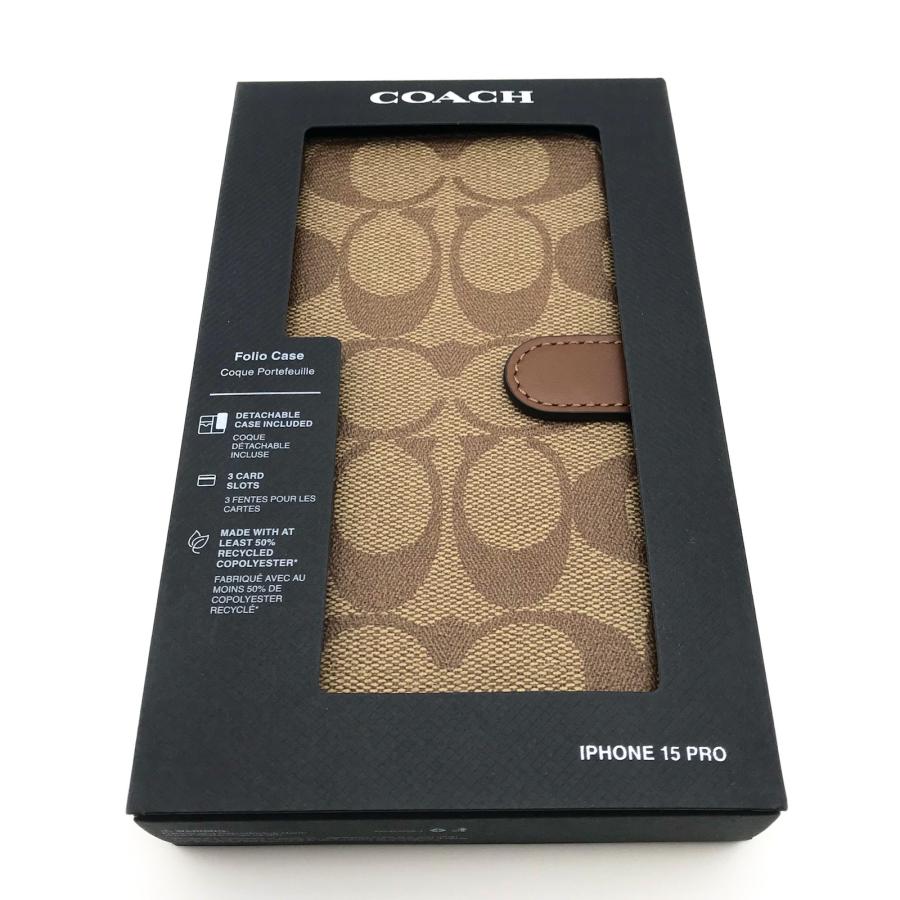COACH コーチ スマホケース 手帳型 ☆COACH☆ iPhone 15 PRO COACH コーチ スマホケース 手帳型 ☆COACH☆ iPhone 15 PRO