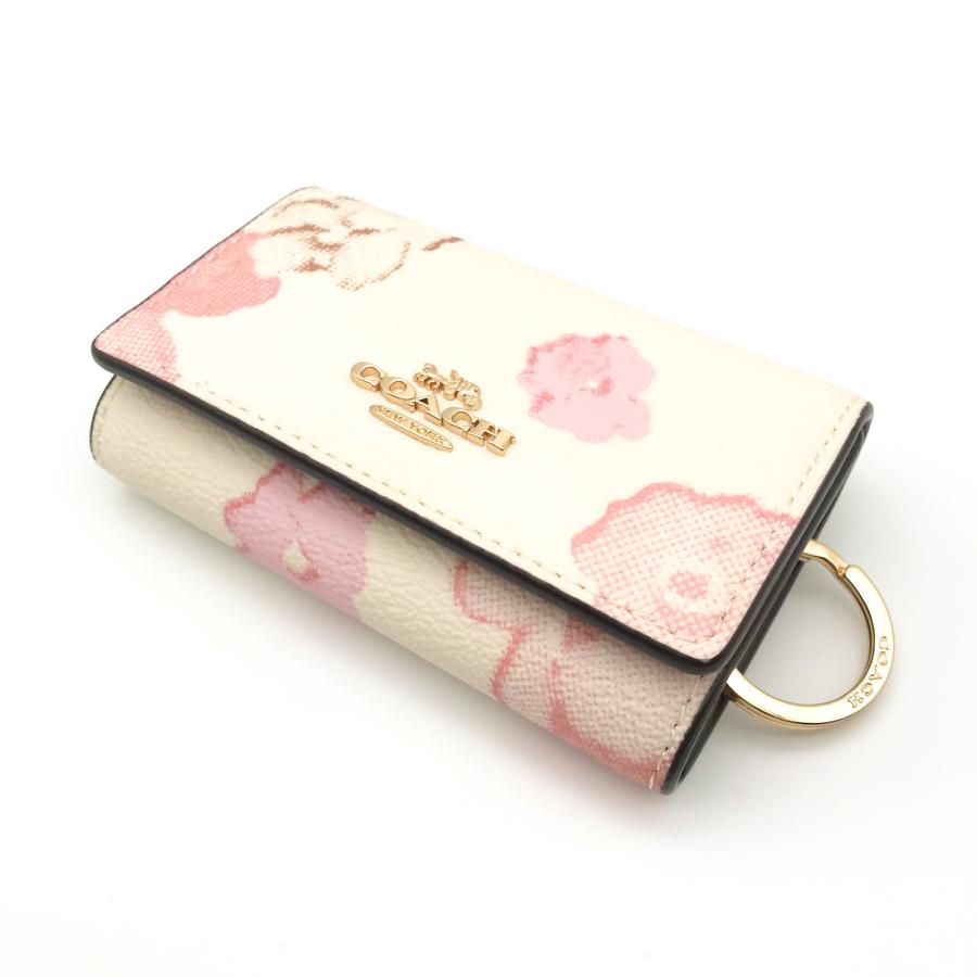COACH コーチ ☆COACH☆ ファイブ リング キーケース フローラル COACH コーチ ☆COACH☆ ファイブ リング キーケース フローラル