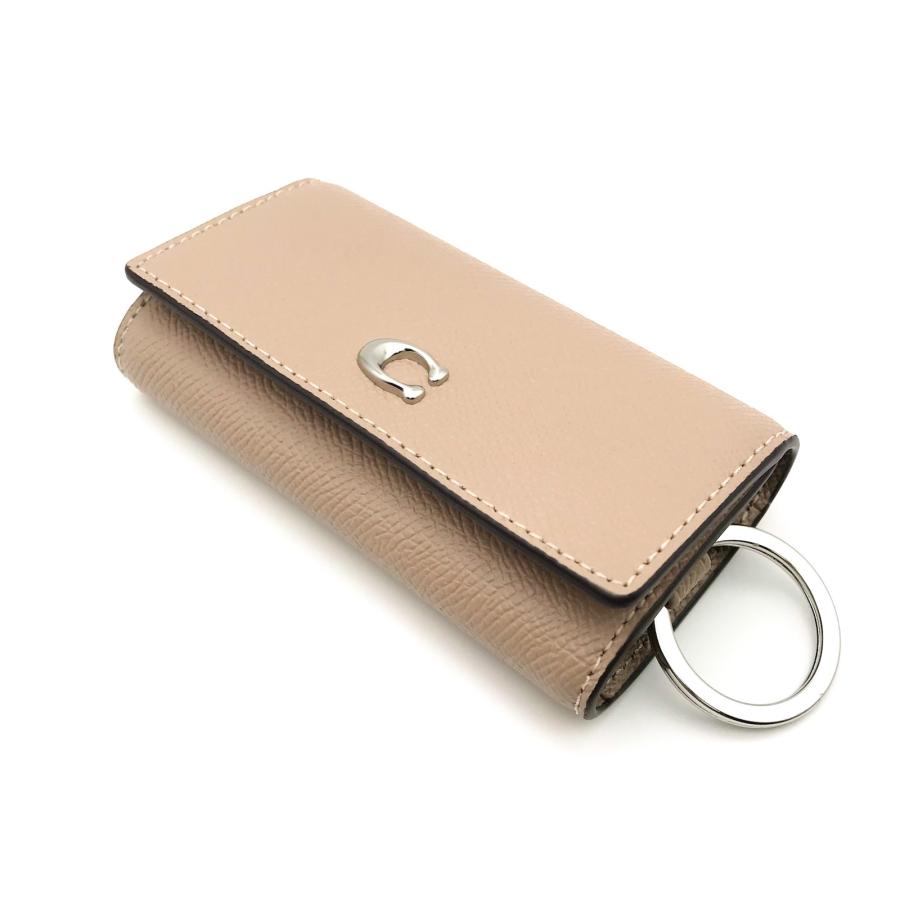COACH（コーチ） ☆COACH☆ 6リング キーケース クロスグレインレザー