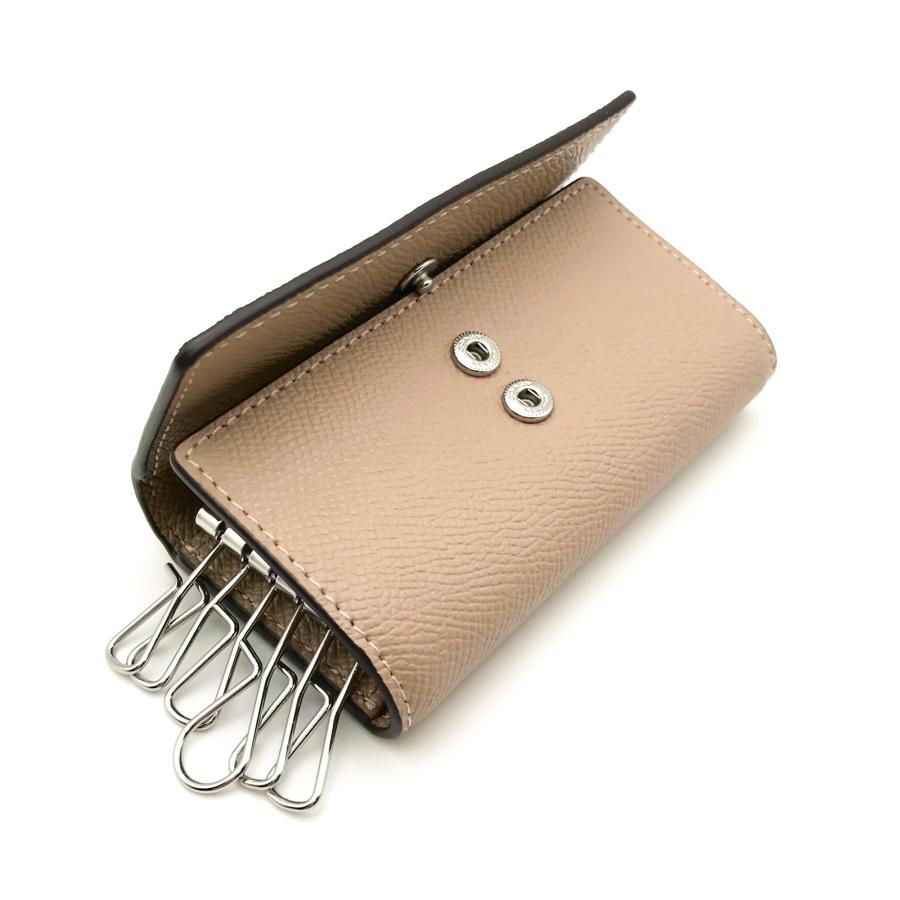 COACH コーチ ☆COACH☆ 6リング キーケース クロスグレイン