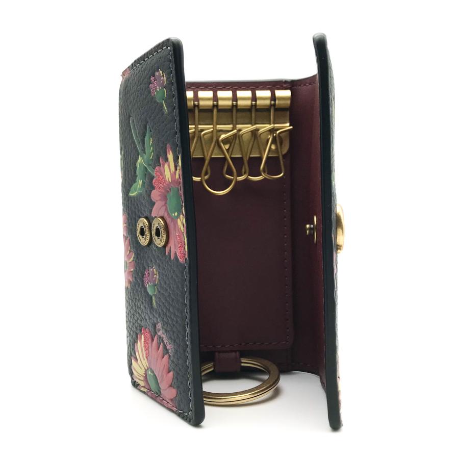 COACH コーチ ☆COACH☆ 6リング キーケース フローラル COACH コーチ ☆COACH☆ 6リング キーケース フローラル