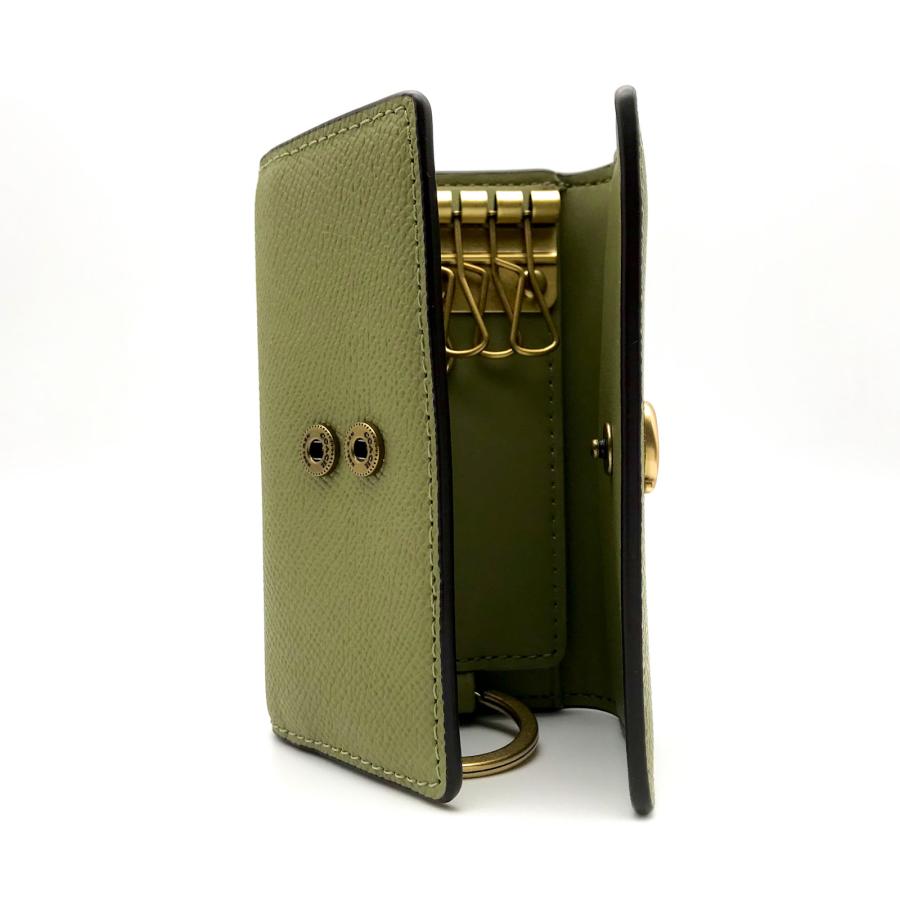 ★新品★COACH(コーチ)★6リングキーケース ブラック レザー 保存袋付き♪ COACH コーチ ☆COACH☆ 6リング キーケース ホース アンド
