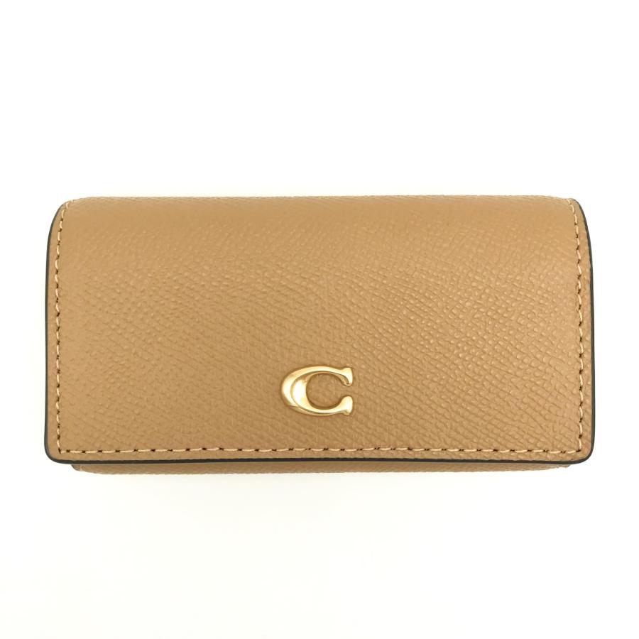 COACH（コーチ） ☆COACH☆ 6リング キーケース クロスグレインレザー