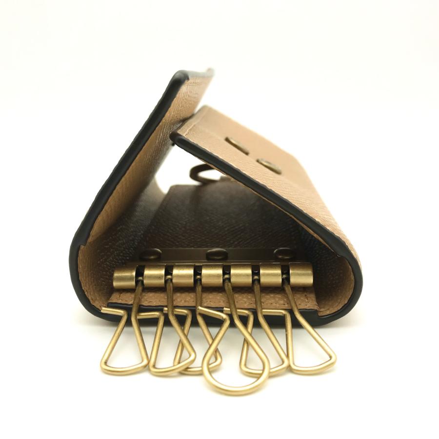 COACH コーチ ☆COACH☆ 6リング キーケース クロスグレイン