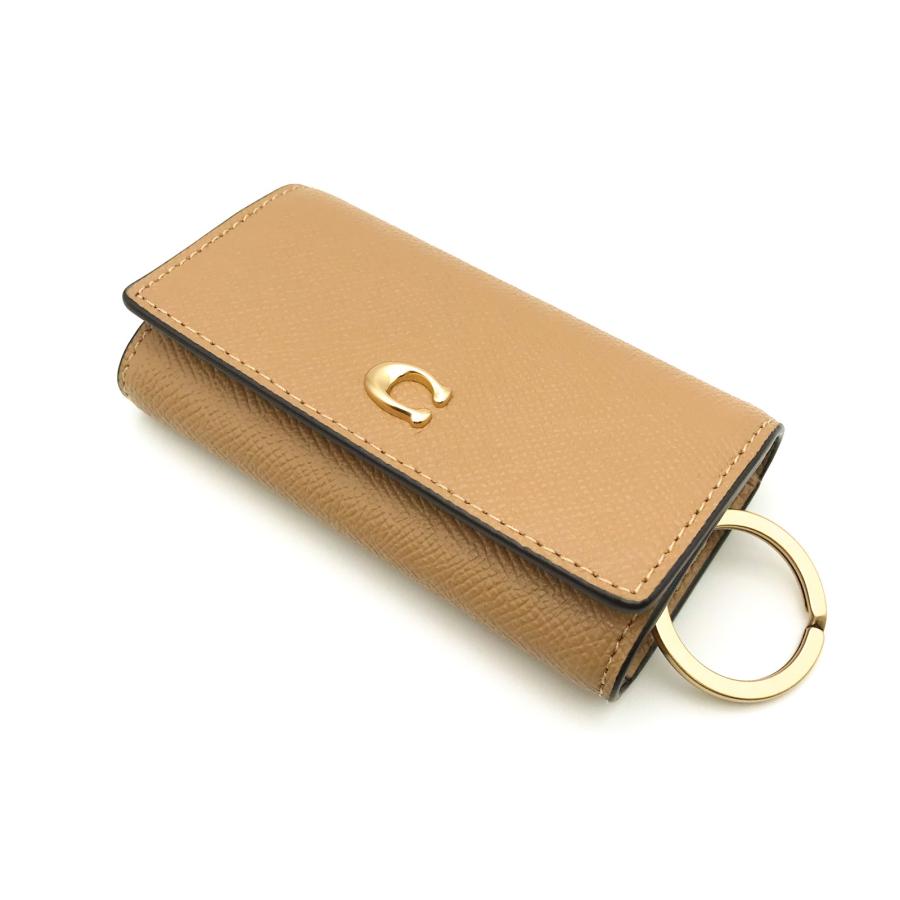 COACH（コーチ） ☆COACH☆ 6リング キーケース クロスグレインレザー