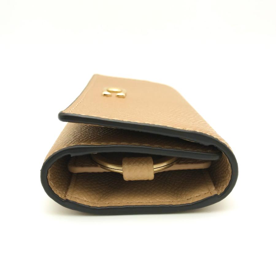 COACH（コーチ） ☆COACH☆ 6リング キーケース クロスグレインレザー