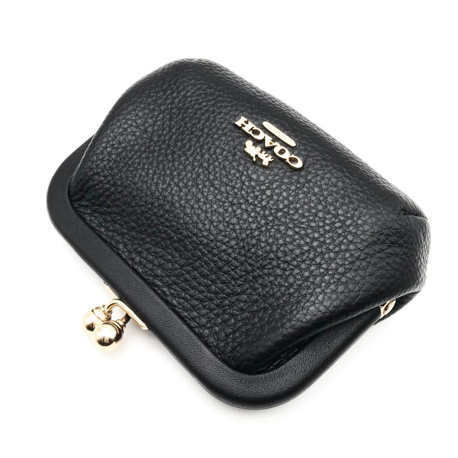 COACH コーチ 財布 ☆COACH☆ ノラ キスロック ブラック がま口 COACH コーチ 財布 ☆COACH☆ ノラ キスロック ブラック がま口