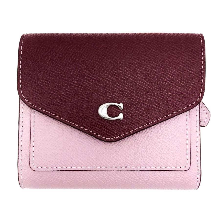 COACH コーチ 財布 ☆COACH☆ クロスグレイン レザー ウィン スモール 