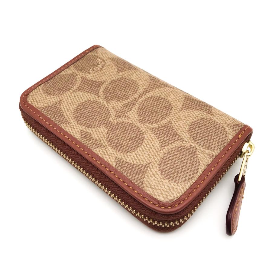 COACH（コーチ） ☆COACH☆ スモール ジップ アラウンド カードケース