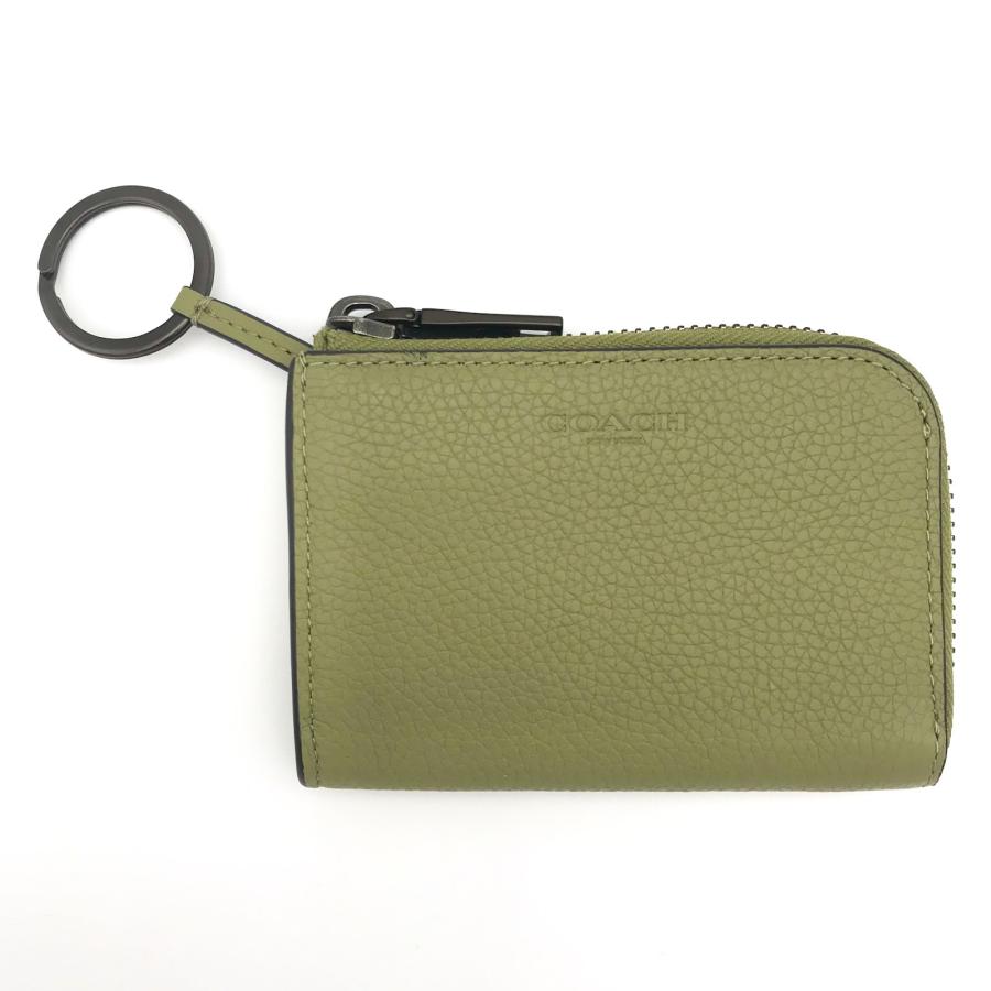 COACH コーチ ☆COACH☆ Lジップ カーキーケース モス