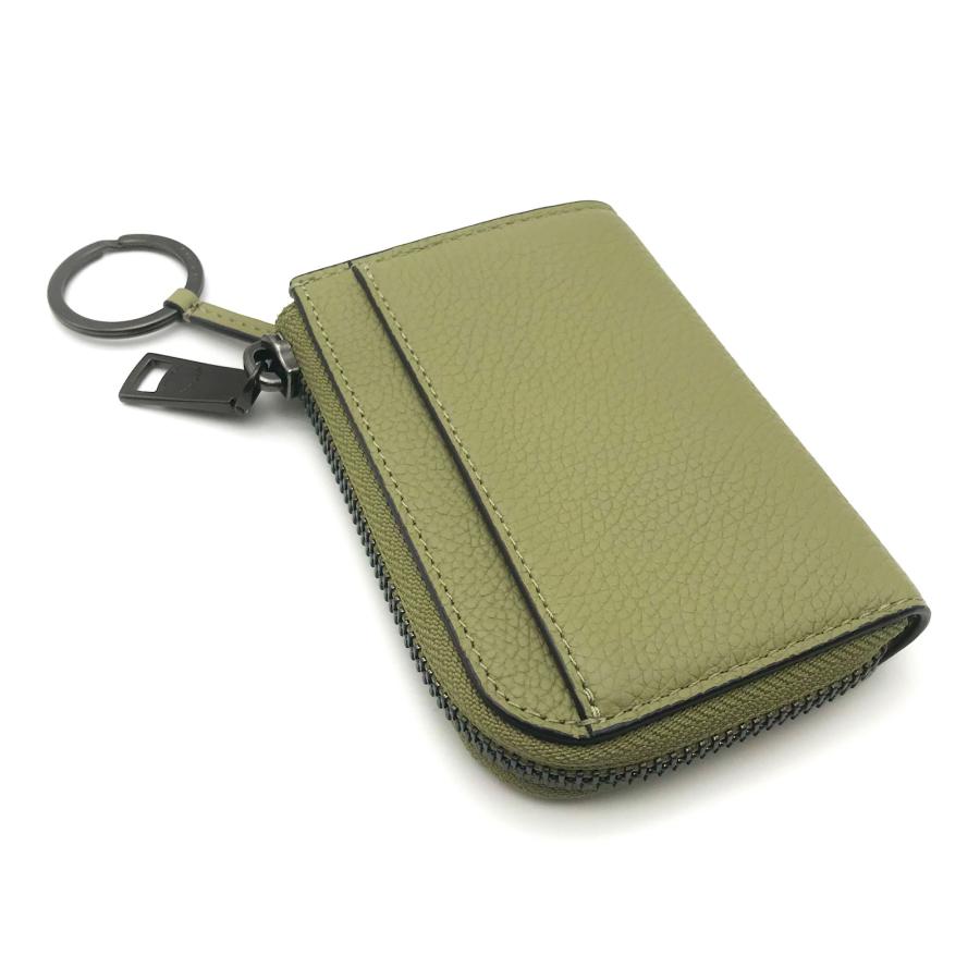 COACH（コーチ） ☆COACH☆ Lジップ カーキーケース モス キーリング