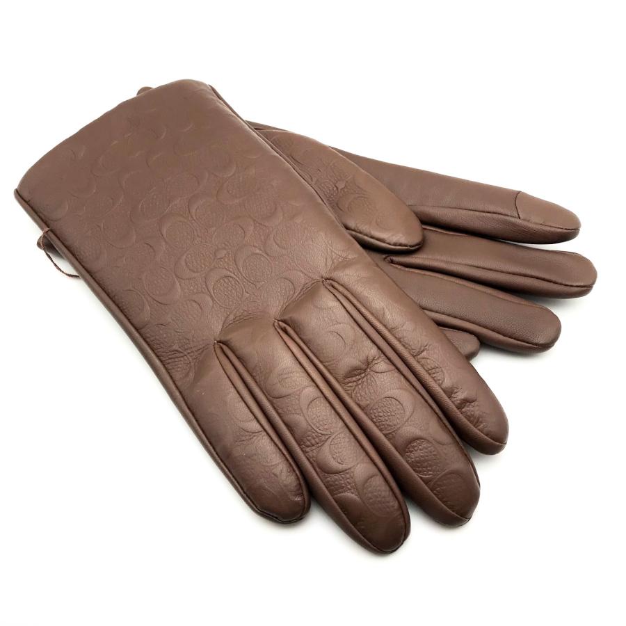 COACH（コーチ） ☆COACH☆ シグネチャー レザー テック グローブ