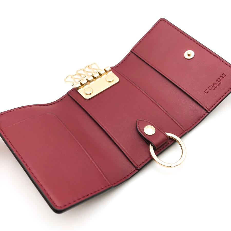 COACH(コーチ)5 リング キー ケース シグネチャー キャンバス COACH OUTLET｜【公式】ファイブ リング キー ケース