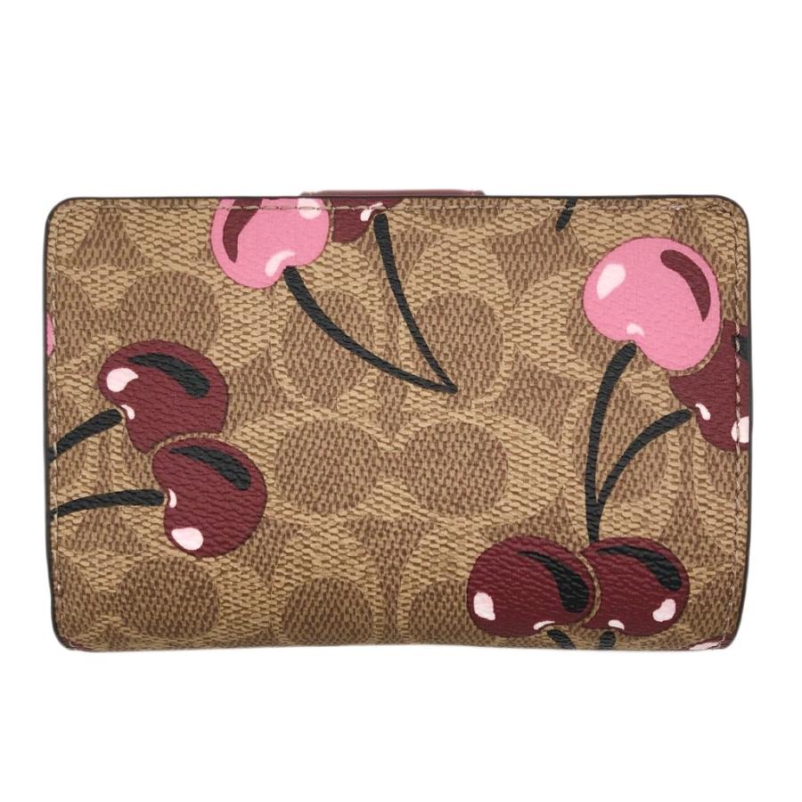 コーチ レザー財布 COACH ミディアム コーナージップ チェリー プリント 公式】コーチアウトレット | ミディアム コーナー ジップ