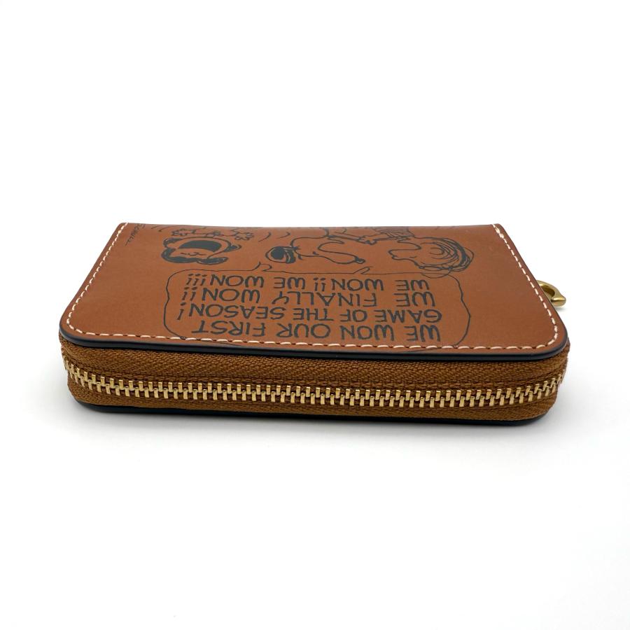 COACH スヌーピー 小銭入れ【新品未使用】 COACH（コーチ） ☆COACH☆ ジップ カードケース スヌーピー モチーフ