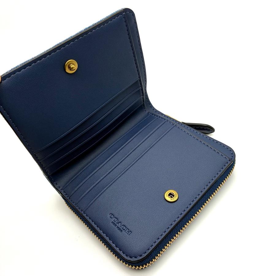 COACH ★大人気★ エッセンシャル ビルフォールド ウォレット ブルー 新品 COACH（コーチ） ☆COACH☆ エッセンシャル ビルフォールド ウォレット