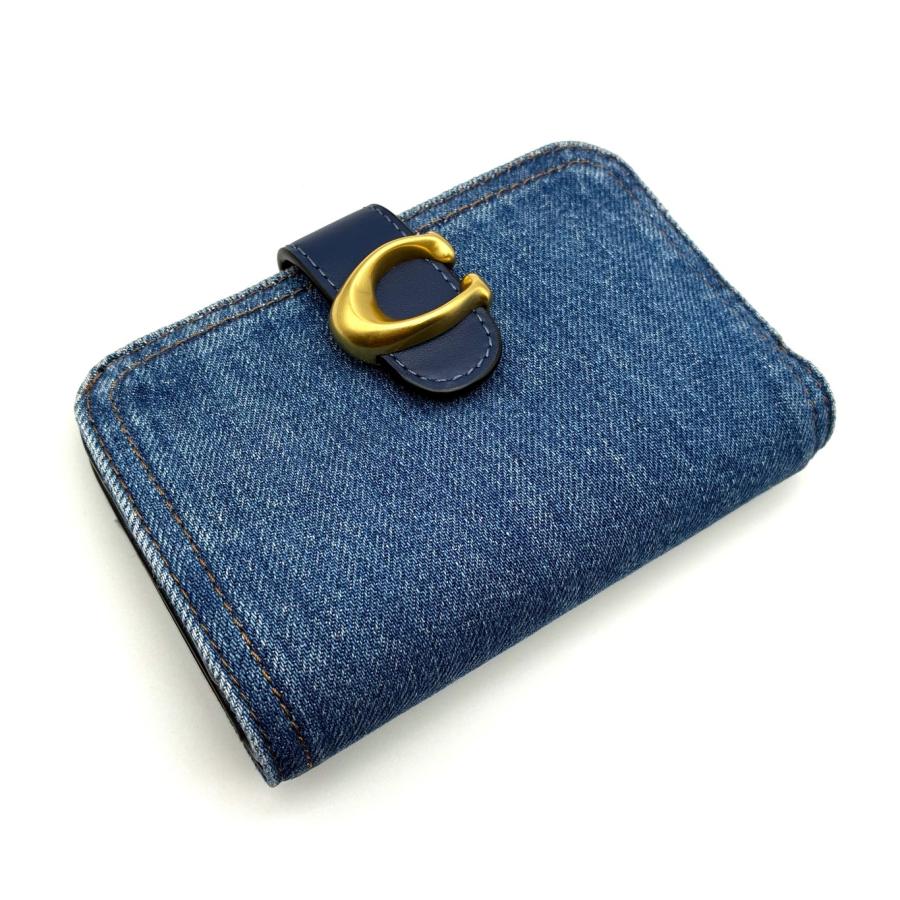 COACH（コーチ） 財布 ☆COACH☆ タビー ウォレット デニム ディープ