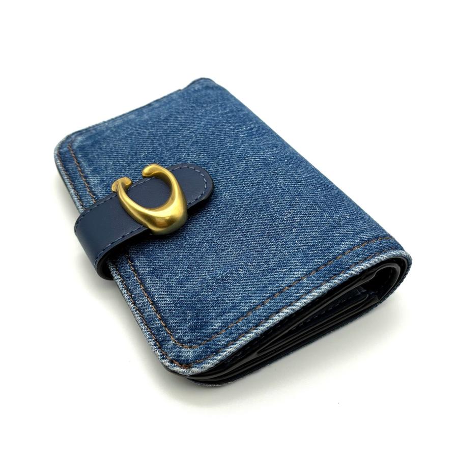 COACH（コーチ） 財布 ☆COACH☆ タビー ウォレット デニム ディープ