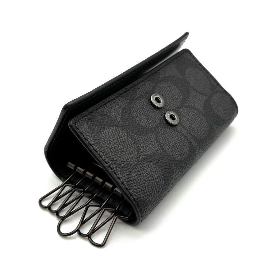 COACH（コーチ） ☆COACH☆ 6リング キーケース シグネチャー