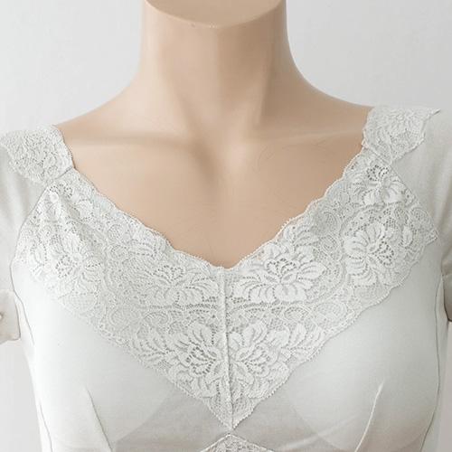 シルク カップ付き 汗取り ハーフトップ インナー 下着 肌着 日本製 アンダーウエア レディース 絹 冷えとり 敏感肌 低刺激 |  | 05