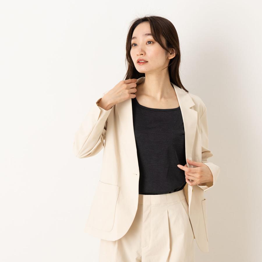 シルク100％ ソフトジャージー カップ付き タンクトップ 日本製 ウォッシャブル加工 ゆるラク レディース ベージュ ネイビー ブラック 黒 M/L |  | 03