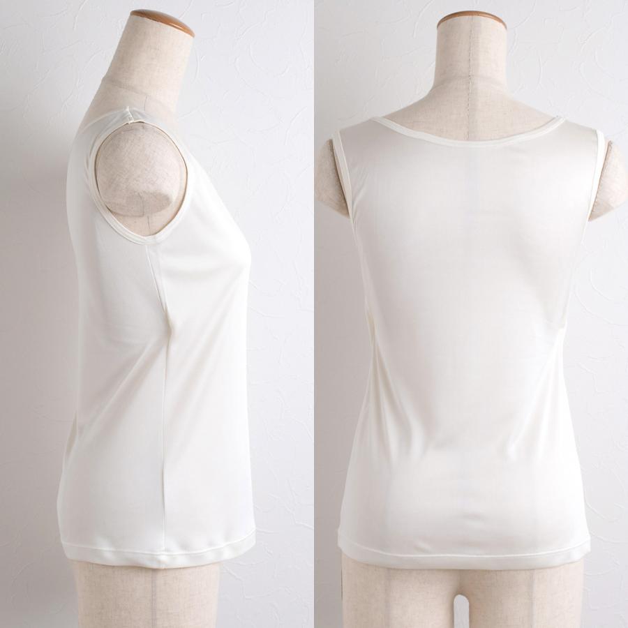 シルク100％ カップ付きタンクトップ ゆるラク 正絹110gスムース インナー 下着 肌着 日本製レディース 絹 冷えとり 敏感肌 低刺激 |  | 05