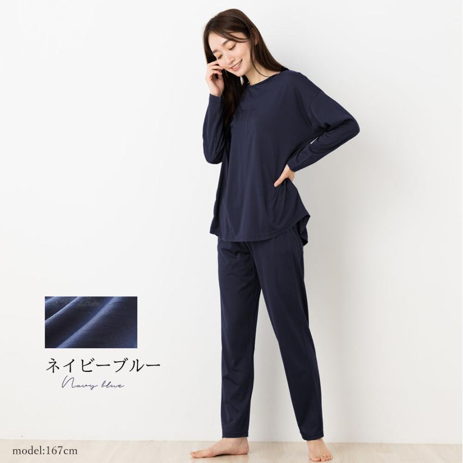 シルク100％ ソフトジャージー パジャマ 上下セット 日本製 レディース